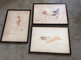 Art nouveau Darling children art