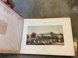 Early Paris engravings book