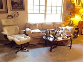 Plycraft chair, coffee table, vintage couch from Australia or New Zealand 