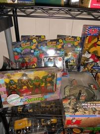 Star Trek and Rare 4 Pack Teenage Mutant Ninja Turtles 