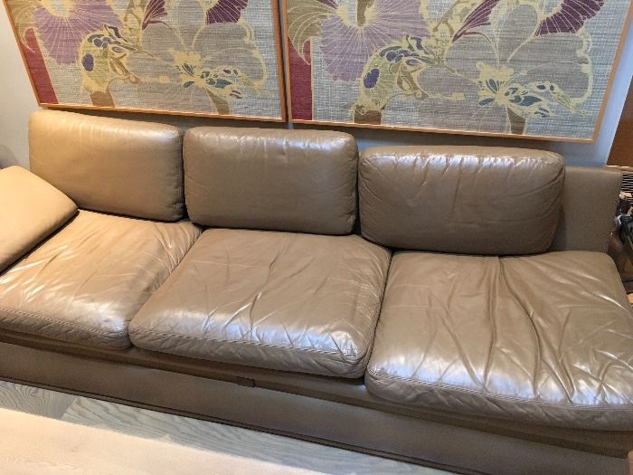 Mid Century Lunstead Leather Couch