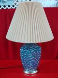 Marbel Filled Lamp