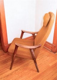 SOLD--Lot #107, Mid Century Modern Ingmar Relling for Westnofa Teak Arm Chair, (26-1/2" W x 24" Deep x 38-1/2" H, Seat is 15-1/2" H), $600