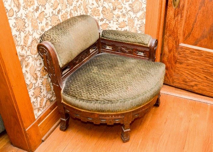 Antique Victorian Corner Chair (There are 2 of these.)