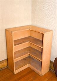 Handmade 3-Tier Corner Bookshelf