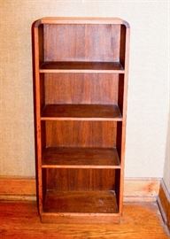 BUY IT NOW!  Lot #155, Mid Century Modern MCM Narrow Teak Bookcase / Bookshelf, (Approx. 18" L x 10-1/2" W x 43-1/4" H), $150