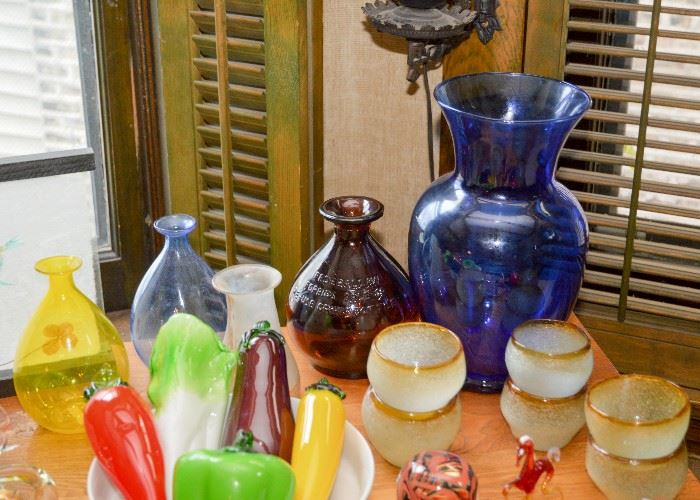 Glass Vases & Bottles