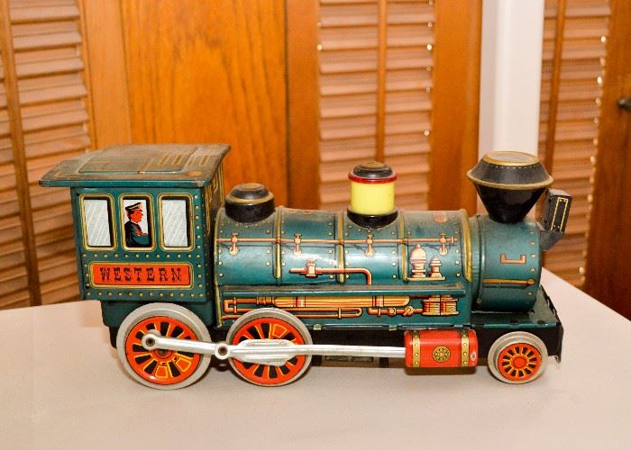 Western Train Tin Toy