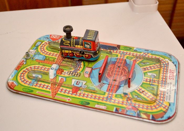 Miniature Train Tin Litho Toy (Japan)