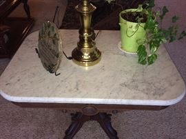 Marble top table