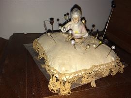 Half doll pin cushion