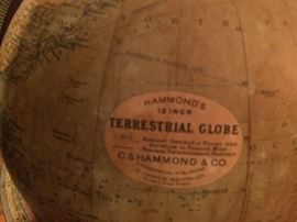 Hammond & Co. Terrestrial Globe