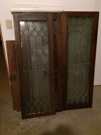 Leaded glass windows