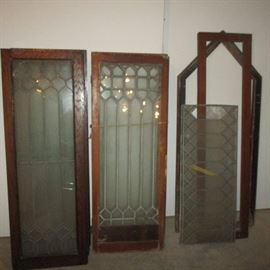 Leaded glass windows