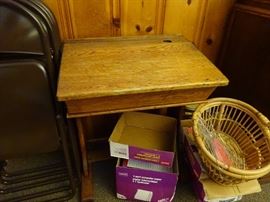 old school desk