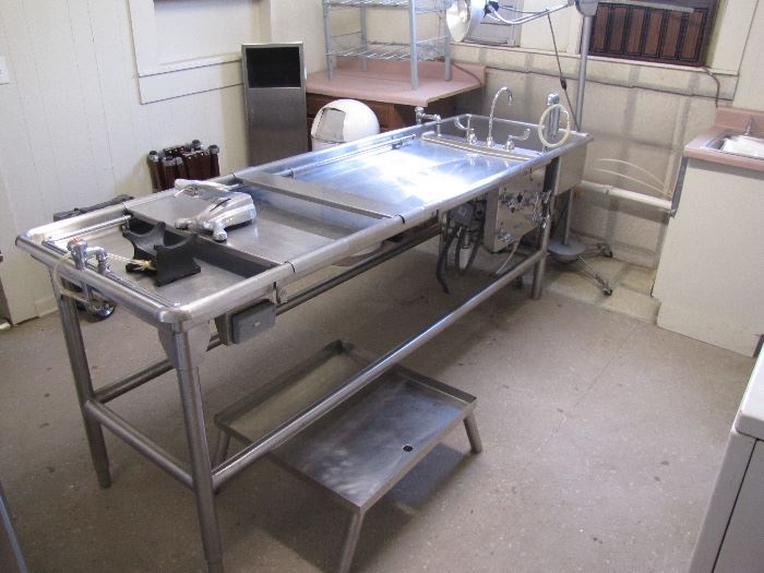 Autopsy Embalming Table