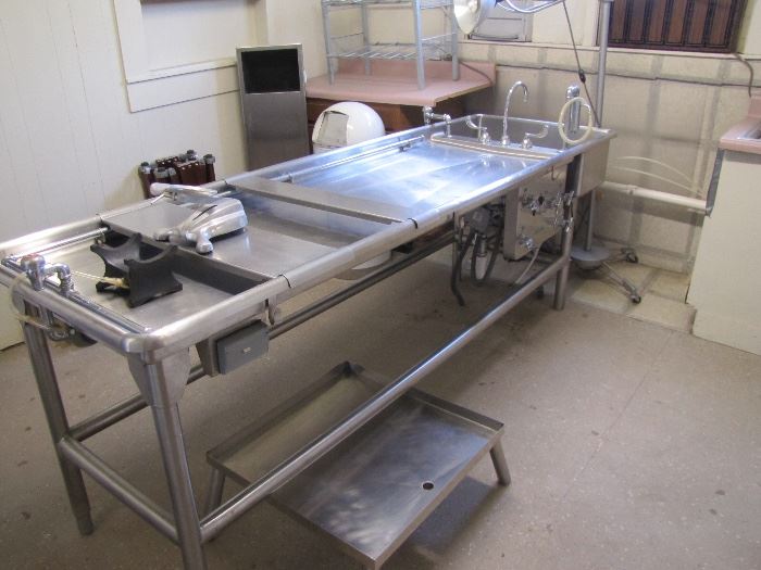 Autopsy Embalming Table