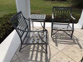 Aluminium patio set