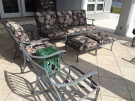 Aluminium patio set 