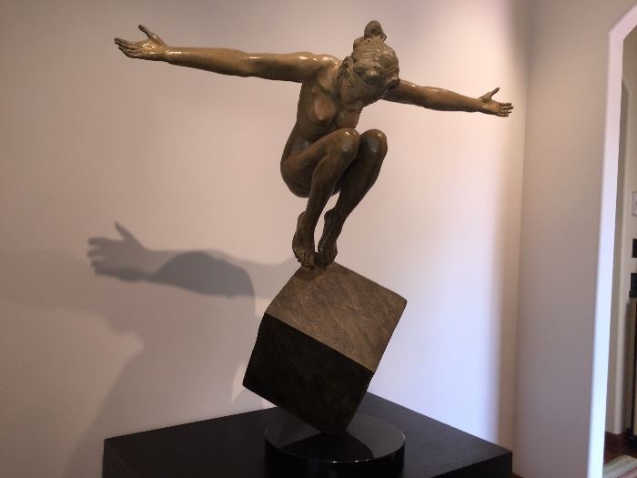 Nguyen Tuan,  Bronze "Benevolence"  43x42x24" This piece is currently being sold today at 14,500.00  we have this at incredible discount!  She is gorgeous