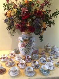 Beautiful cup and saucer collection