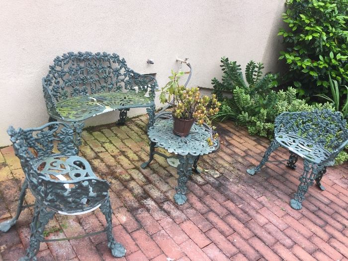 Many patio seating groups