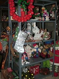 christmas decor, many original items signed by their artist. 