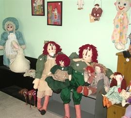 Huge doll collection