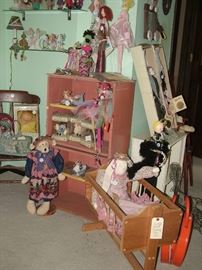 doll collection, antique and vintage doll furniture too.