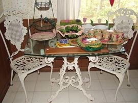 wrought iron dinette