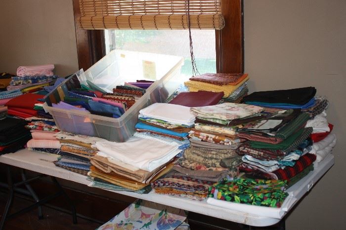 LOADS OF QUILTING FABRIC