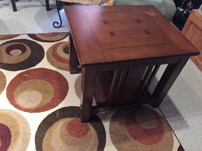 Beautiful solid wood end table