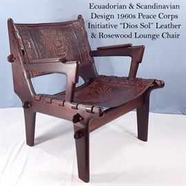 Furniture Mid Century Scandinavian Ecuadorian Peace Corps Rosewood Chair