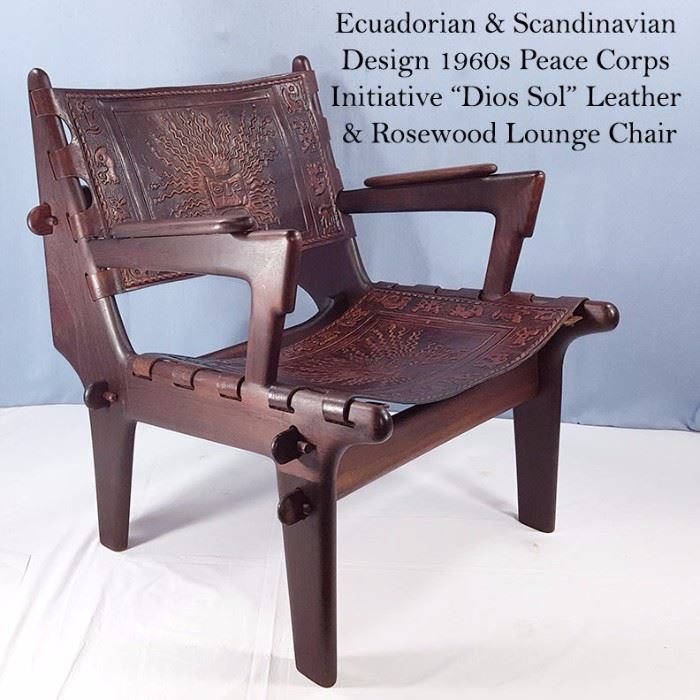 Furniture Mid Century Scandinavian Ecuadorian Peace Corps Rosewood Chair