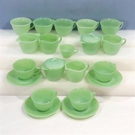 Glass Jadite Fire King Jane Ray