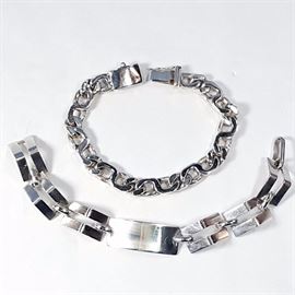 Jewelry Sterling Silver Mens Bracelets