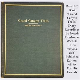 Ephemera Grand Canyon Trails Joseph McAleenan A