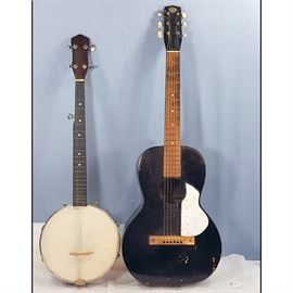 Instruments Guitar Banjo
