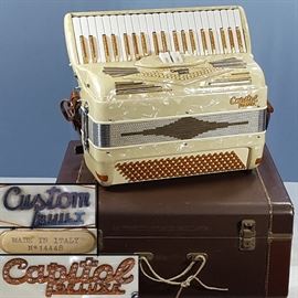 Instruments Accordion Capitol Deluxe Made In Italy