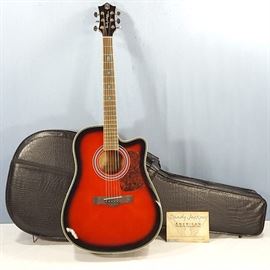 Instruments Guitar Acoustic Electric Randy Jackson Ameircan Tribute