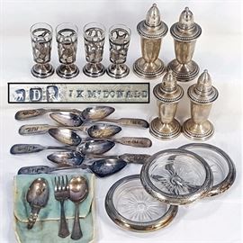 Sterling Silver And Coin Silver