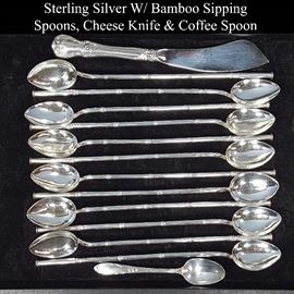 Sterling Silver Spper Spoons lg