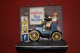 Pabst Beer wall sign; super fun!