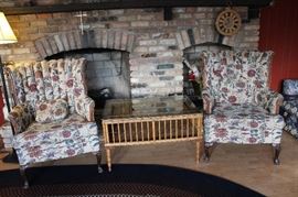 Pair of upholstered chairs