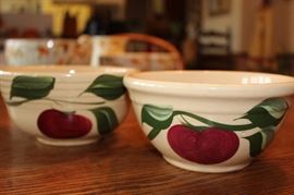 Watt Ware advertising bowls