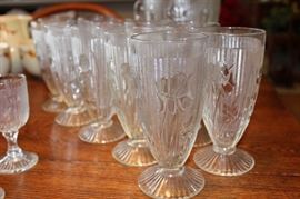 Iris and Herringbone glasses