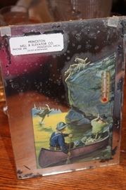 Advertising mirror; Princeton Mill and Elevator Company