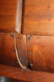 Detailing of craftsmanship on hoosier