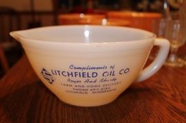 Advertising mixing bowl- Litchfield Oil Company- Skelly