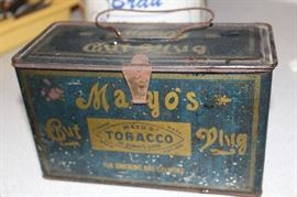 Mayo's tobacco tin
